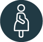 妊娠・出産と骨盤の関係アイコン